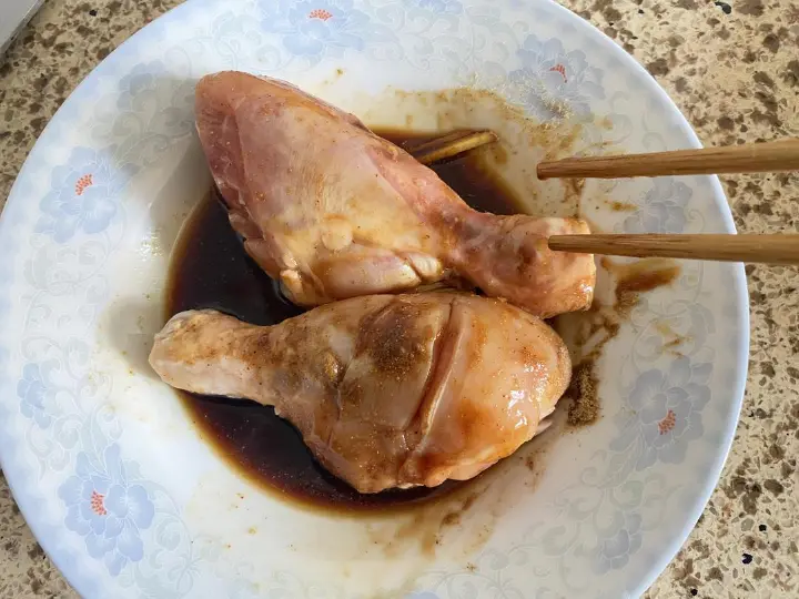 清蒸鸡腿 第 3 步