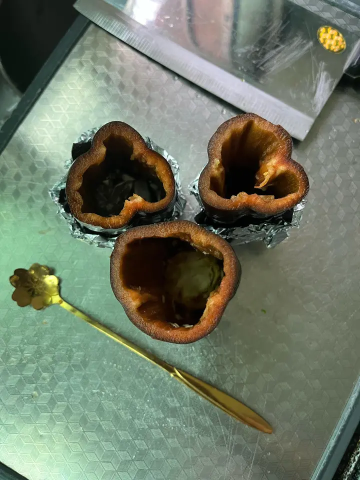 水果彩椒酿虾滑 第 3 步