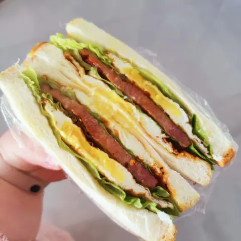 牛排减脂三明治