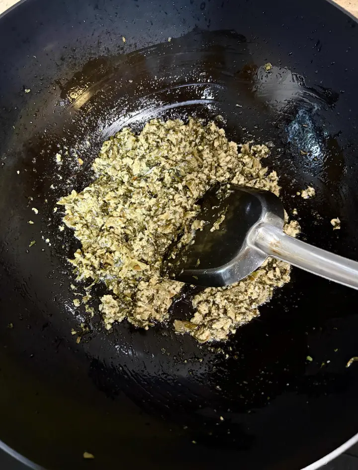 雪菜肉末豆腐羹 第 1 步