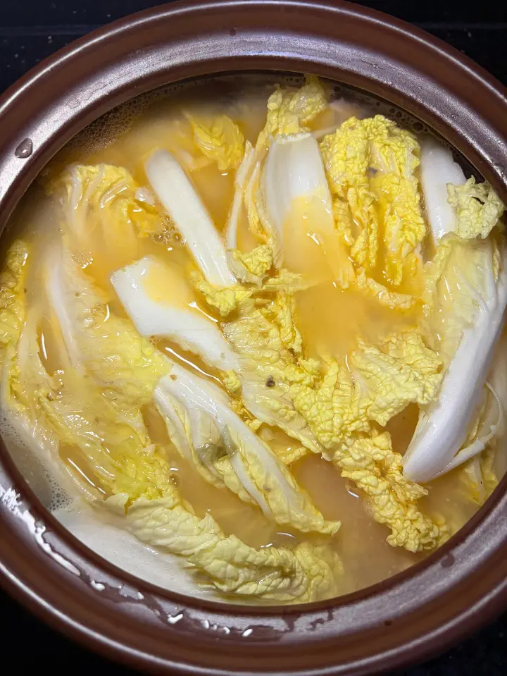 皮蛋咸蛋白菜粉丝汤 第 8 步