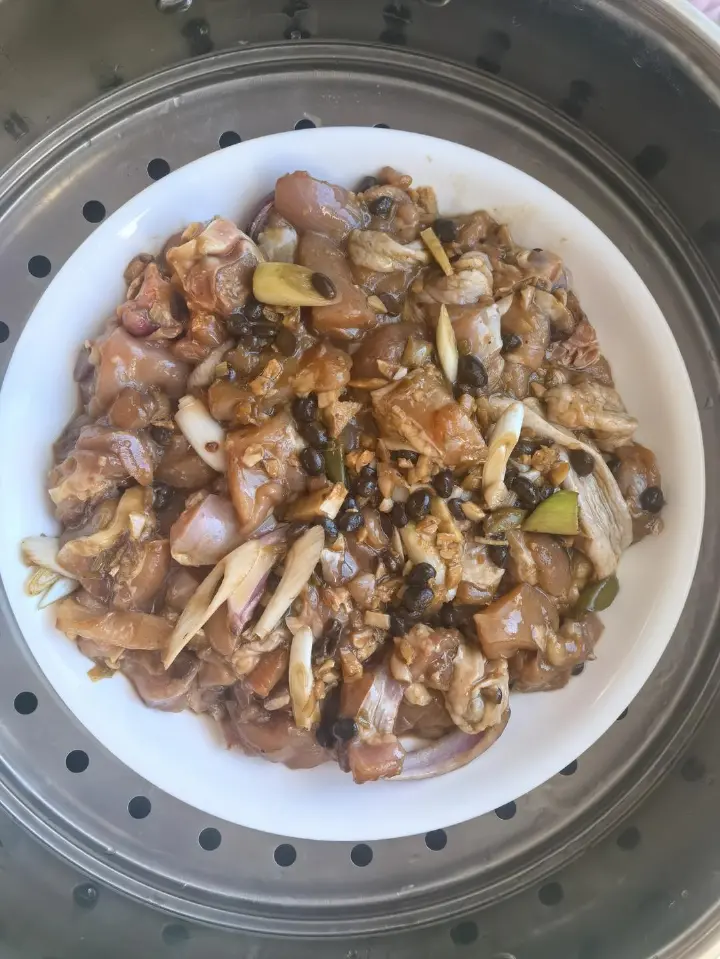 豆豉蒸鸡腿 第 9 步