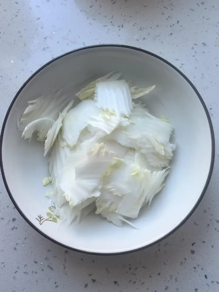 白菜炒木耳 第 2 步