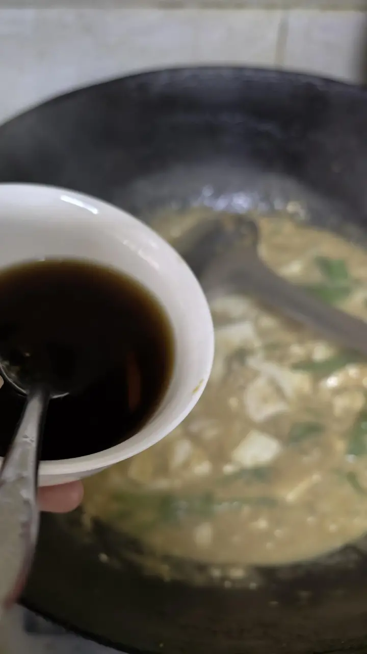 咸蛋黄烧豆腐 第 11 步