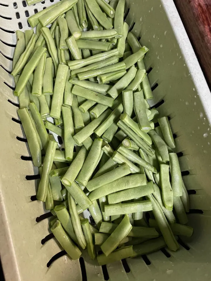 清炒四季豆 第 2 步