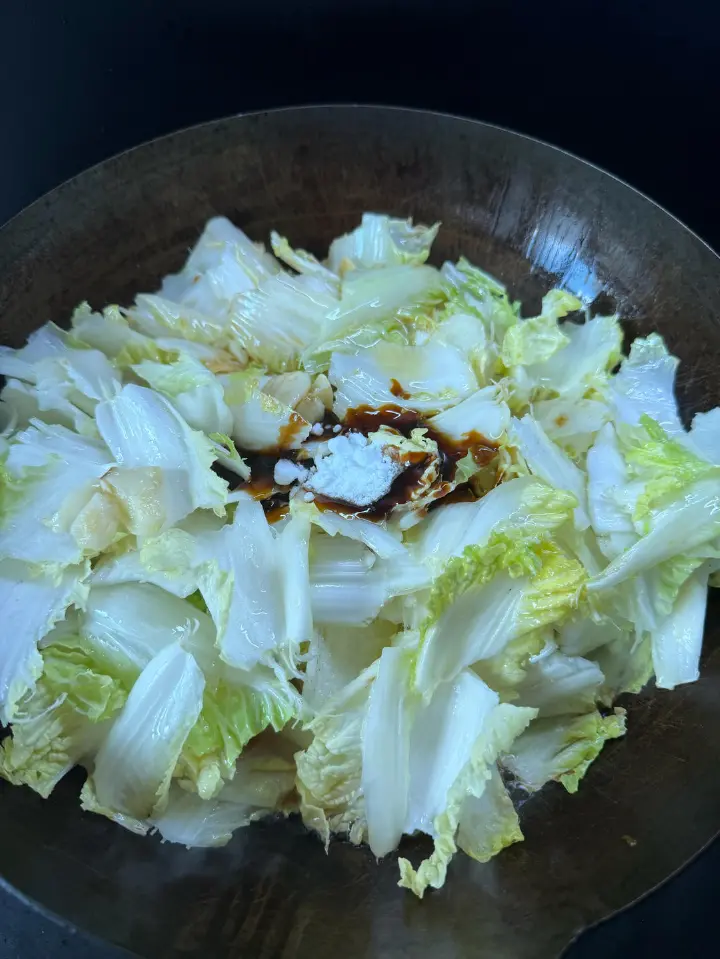 糖醋娃娃菜帮 第 3 步
