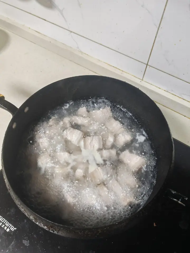春笋烧肉 第 3 步