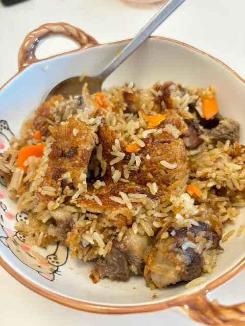 快手牛腩手抓饭
