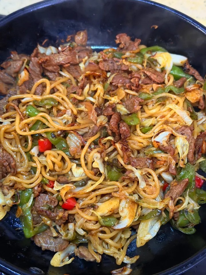 包菜牛肉拌面 第 3 步