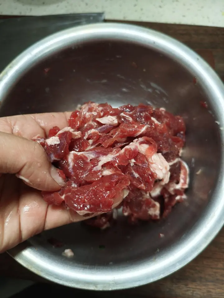 韭菜牛肉 第 6 步