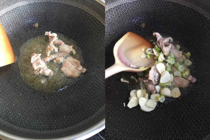 瘦肉炒蘑菇 第 5 步