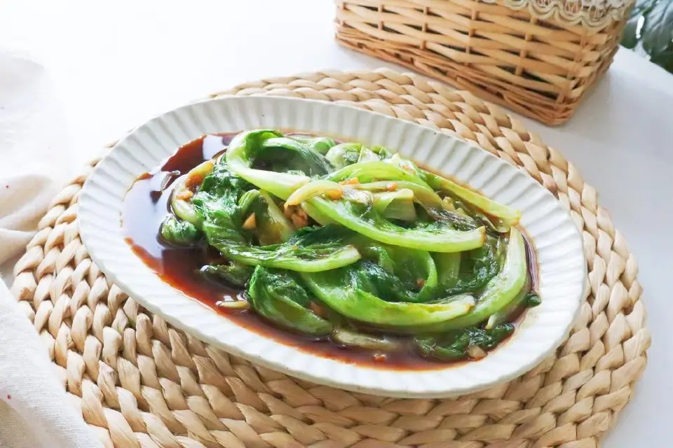 蚝油生菜成品图