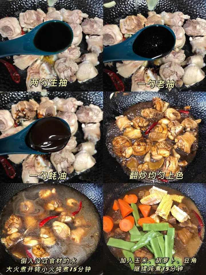 鸡腿蔬菜一锅炖 第 2 步