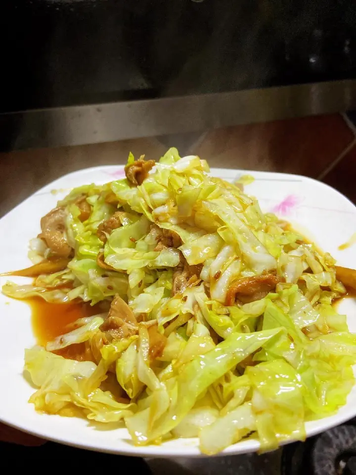 爆炒卷心菜 第 7 步