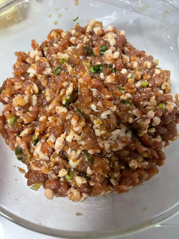 红烧面筋塞肉 第 1 步