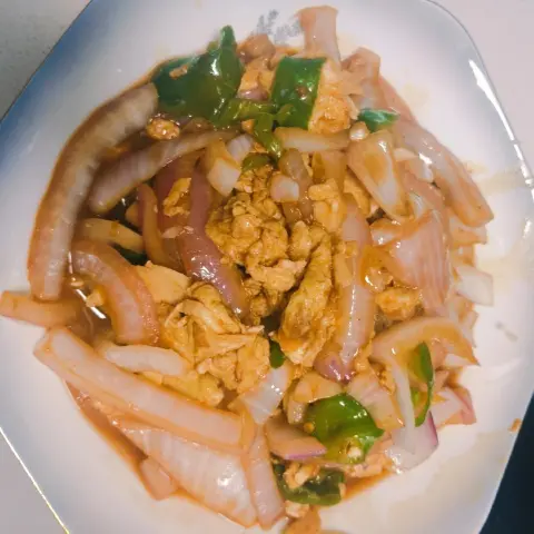 洋葱炒蛋