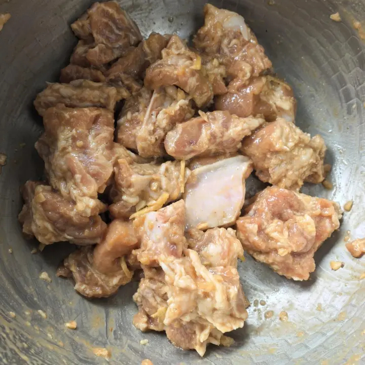 微波炉干蒸排骨 第 3 步