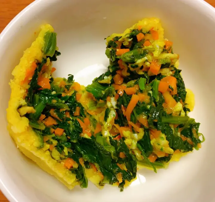 素菜玉米面菜团子 第 4 步