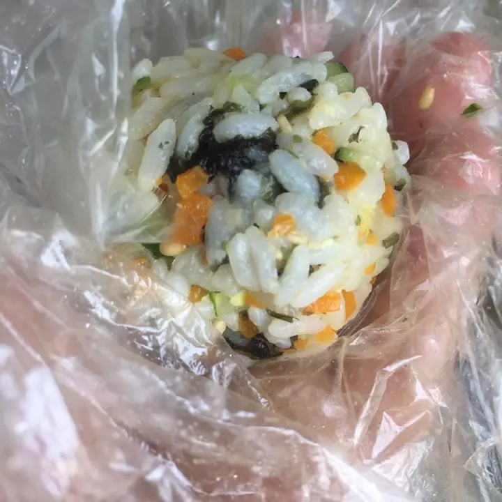 早餐饭团 第 9 步