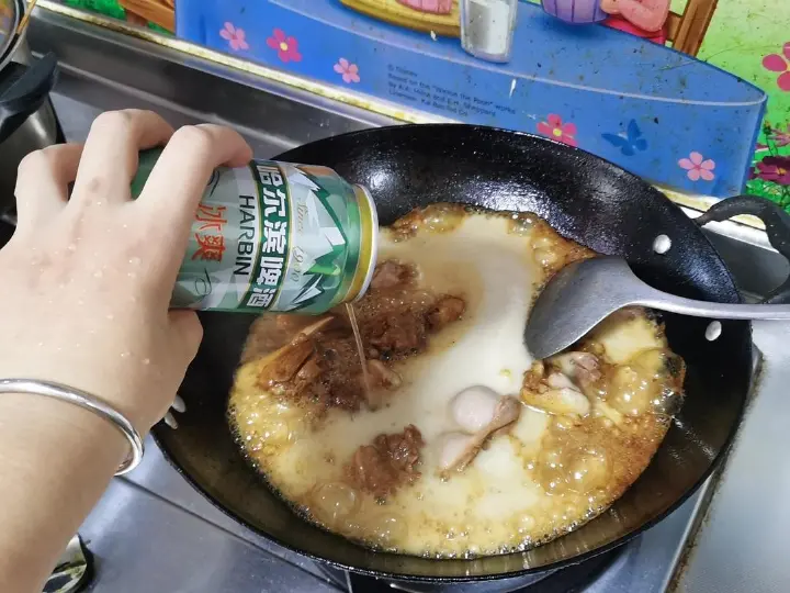 白萝卜焖鸭 第 8 步
