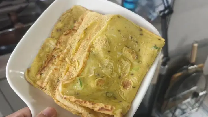 快手鸡蛋饼 第 12 步