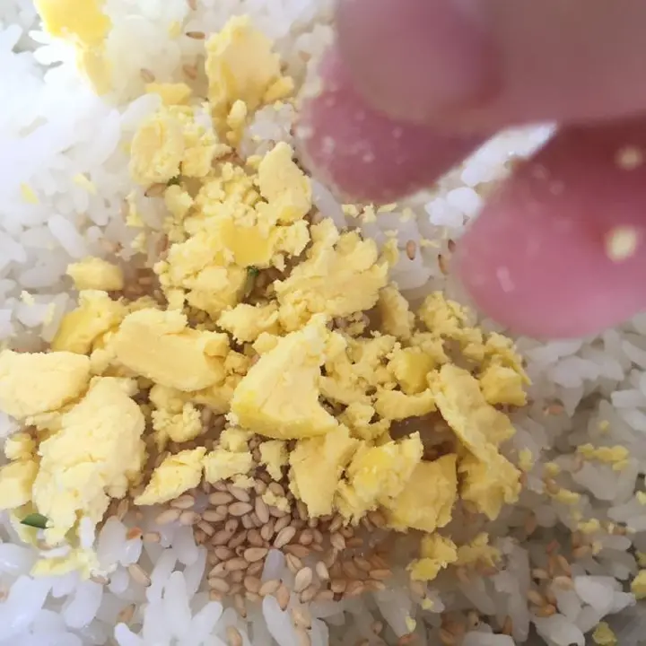 早餐饭团 第 5 步