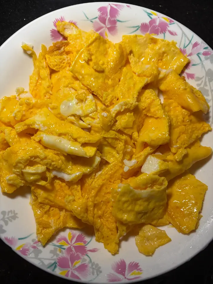 荷兰豆胡萝卜炒鸡蛋 第 5 步
