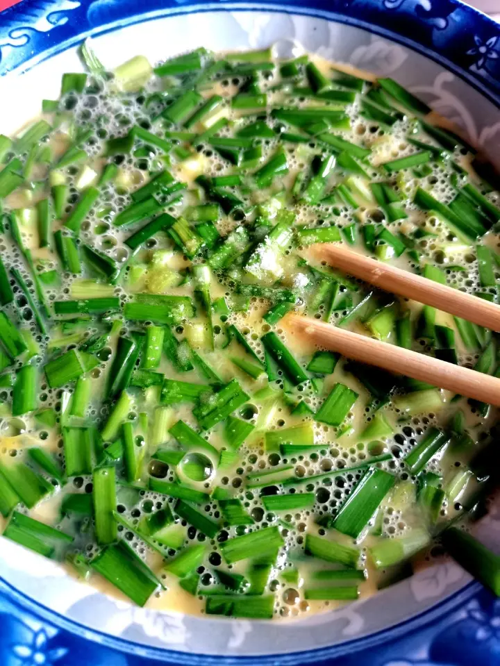韭菜炒鸡蛋 第 3 步