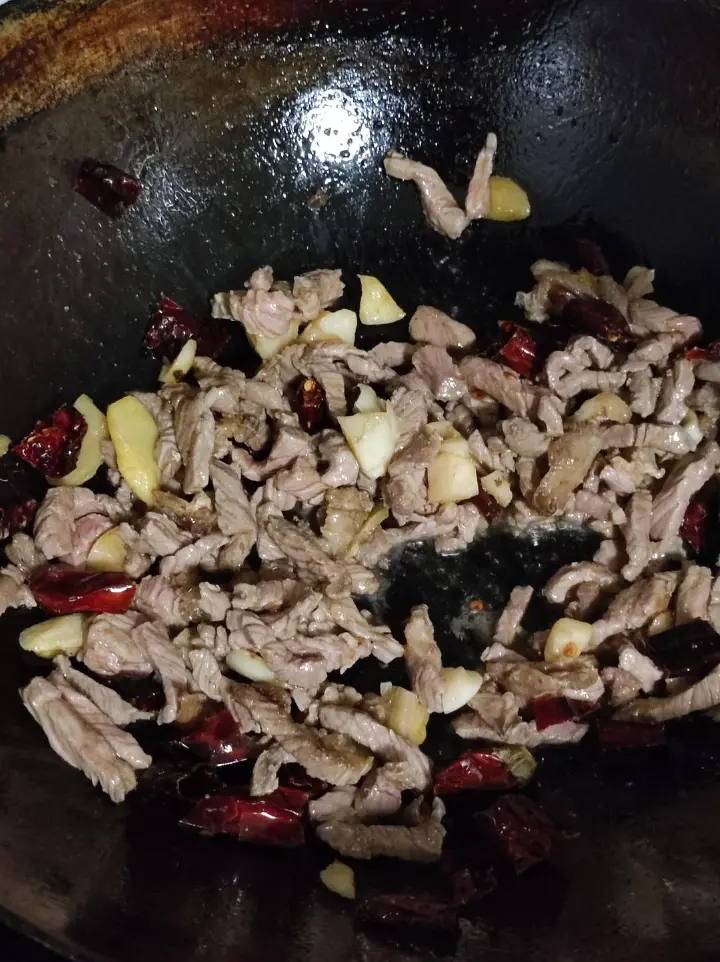 香菜炒牛肉 第 6 步