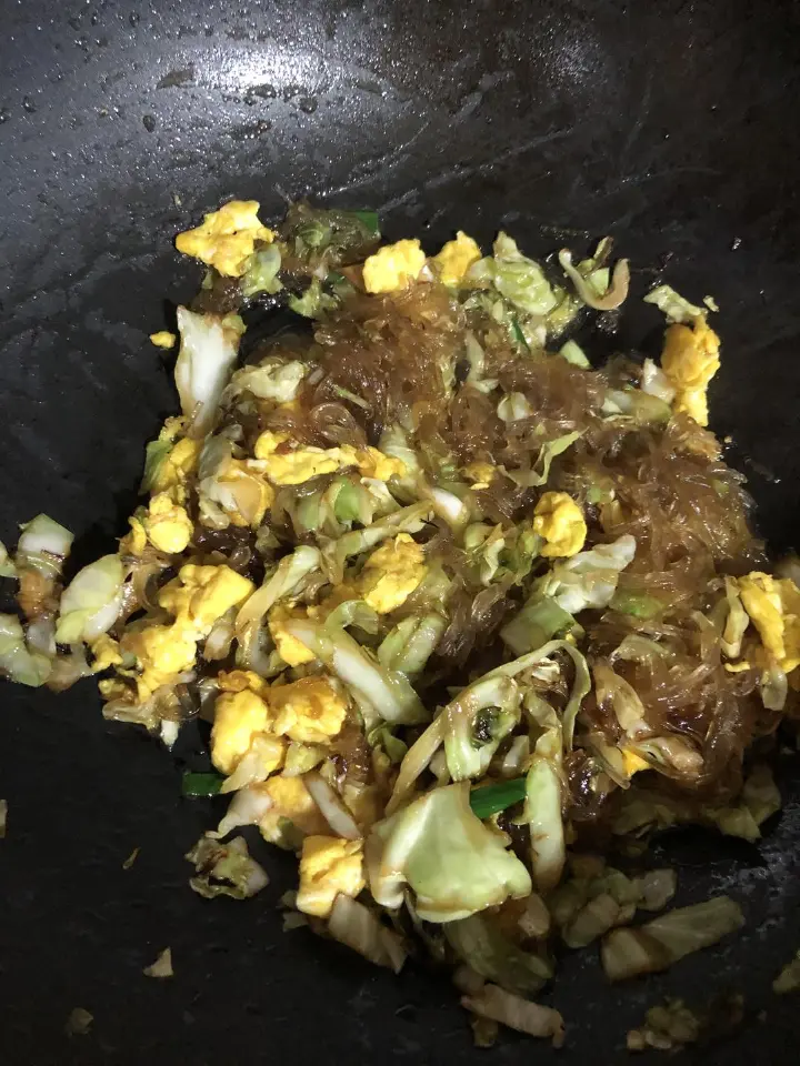 包菜炒粉丝 第 8 步