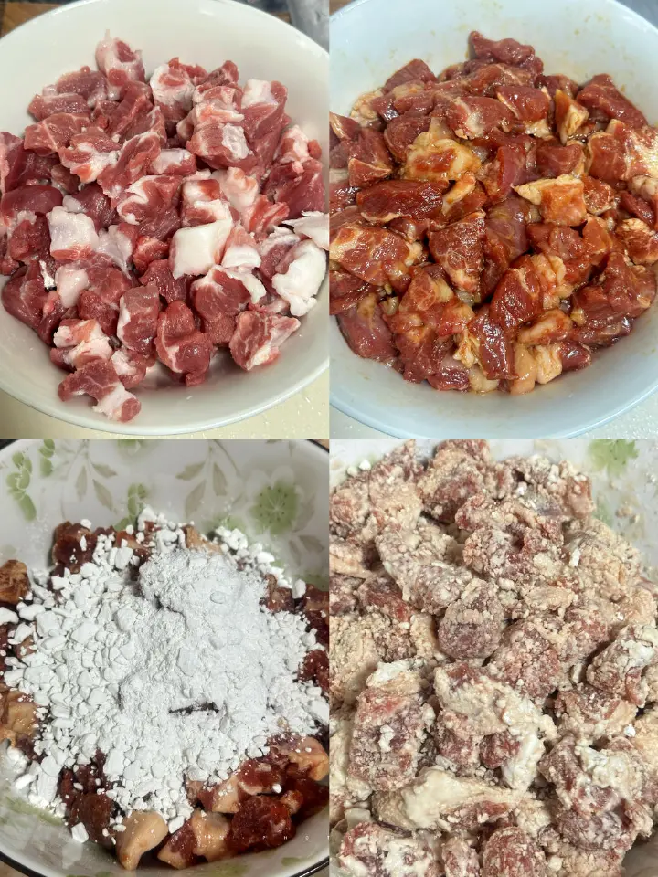 糖醋肉 第 1 步
