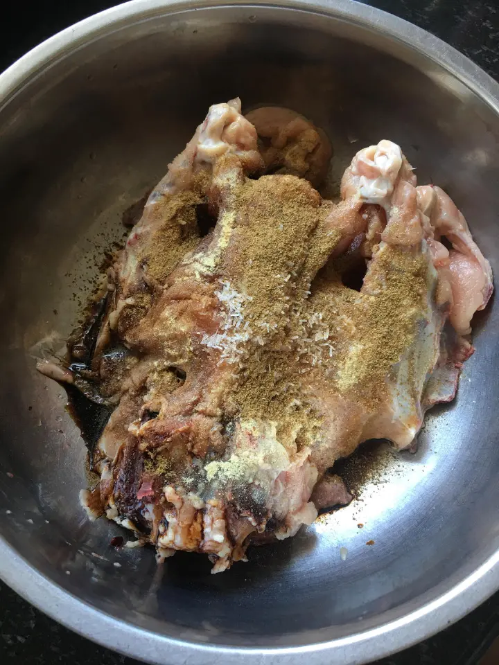 铁板糖醋鸡架 第 3 步