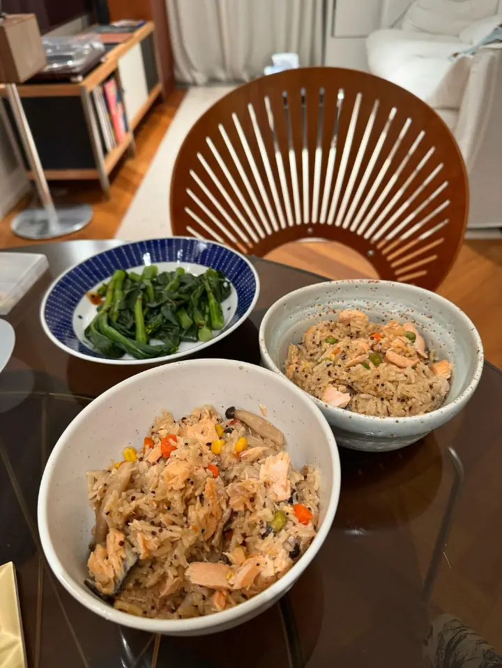 三文鱼焖饭 第 7 步