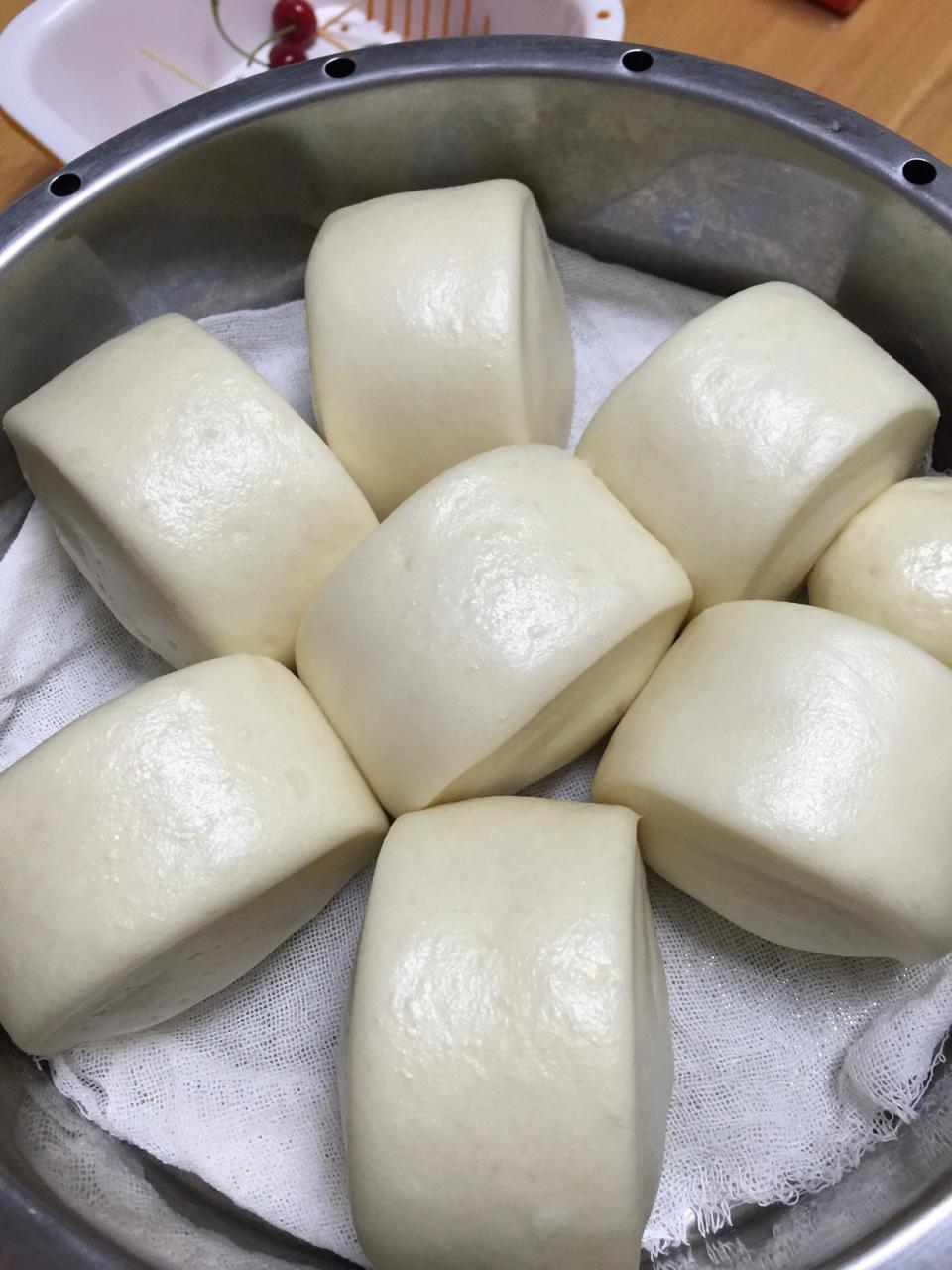 厨师机版免手揉馒头成品图