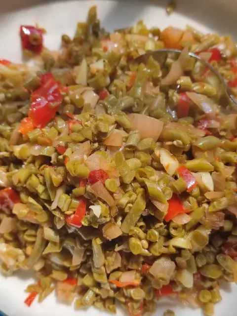 炒泡豇豆沫