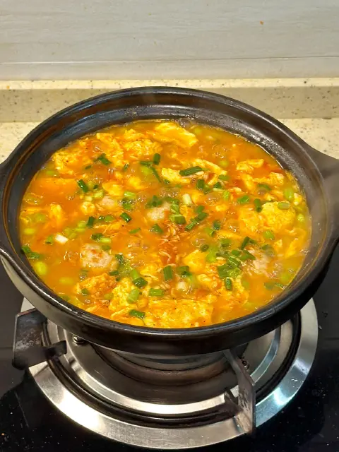 番茄毛豆肉丸汤