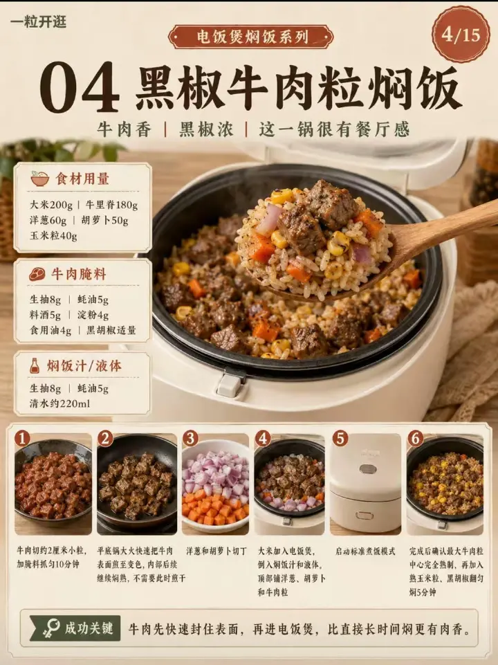 电饭锅焖饭合集 第 4 步