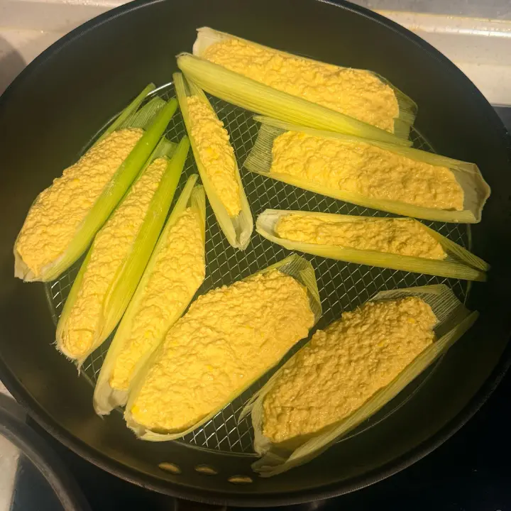 鲜玉米粑粑 第 9 步