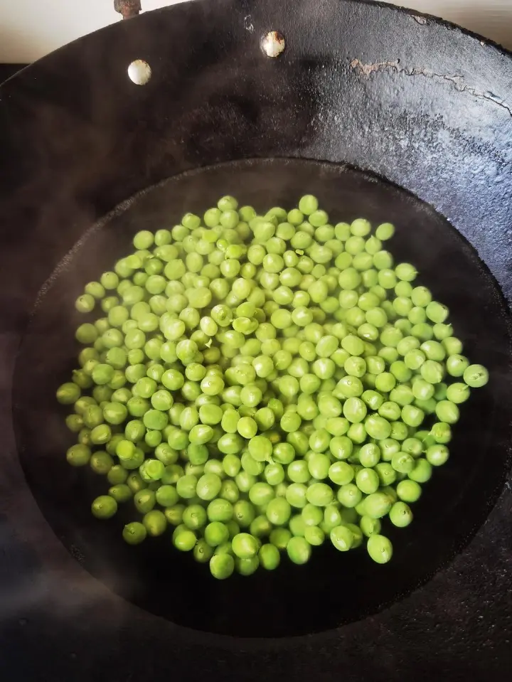 肉末青豆 第 1 步