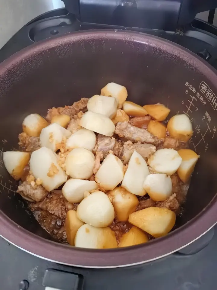 电饭煲排骨焖芋头 第 17 步