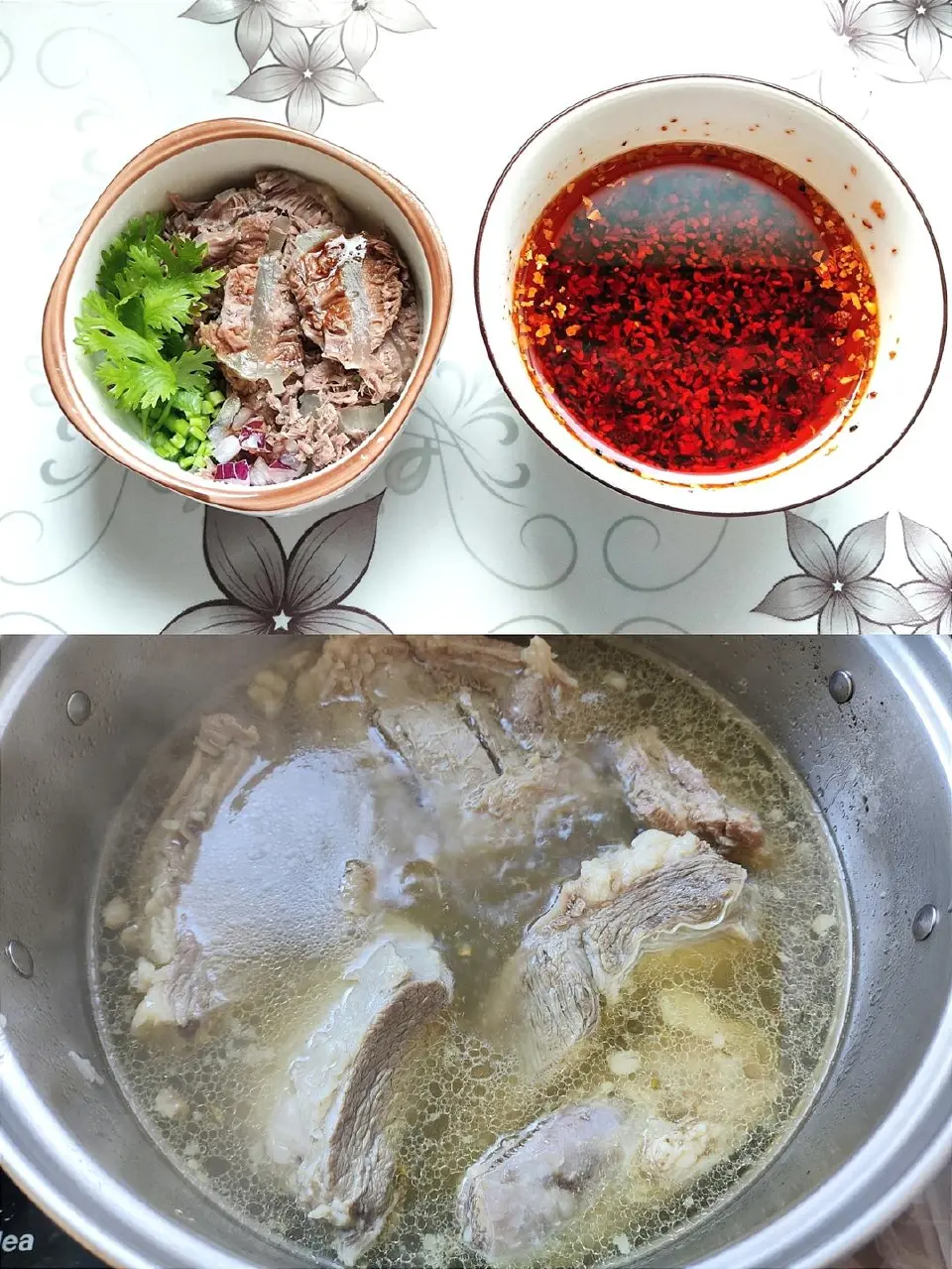 清炖牛肋条牛腱子成品图