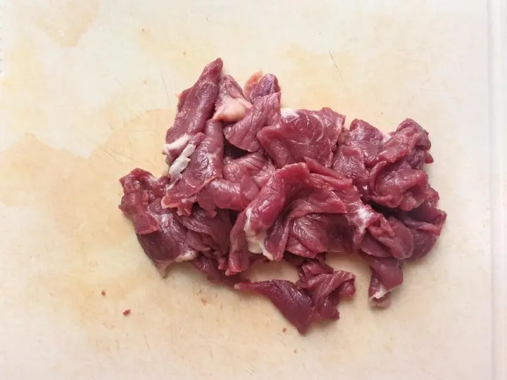 香辣捞汁牛肉片 第 2 步