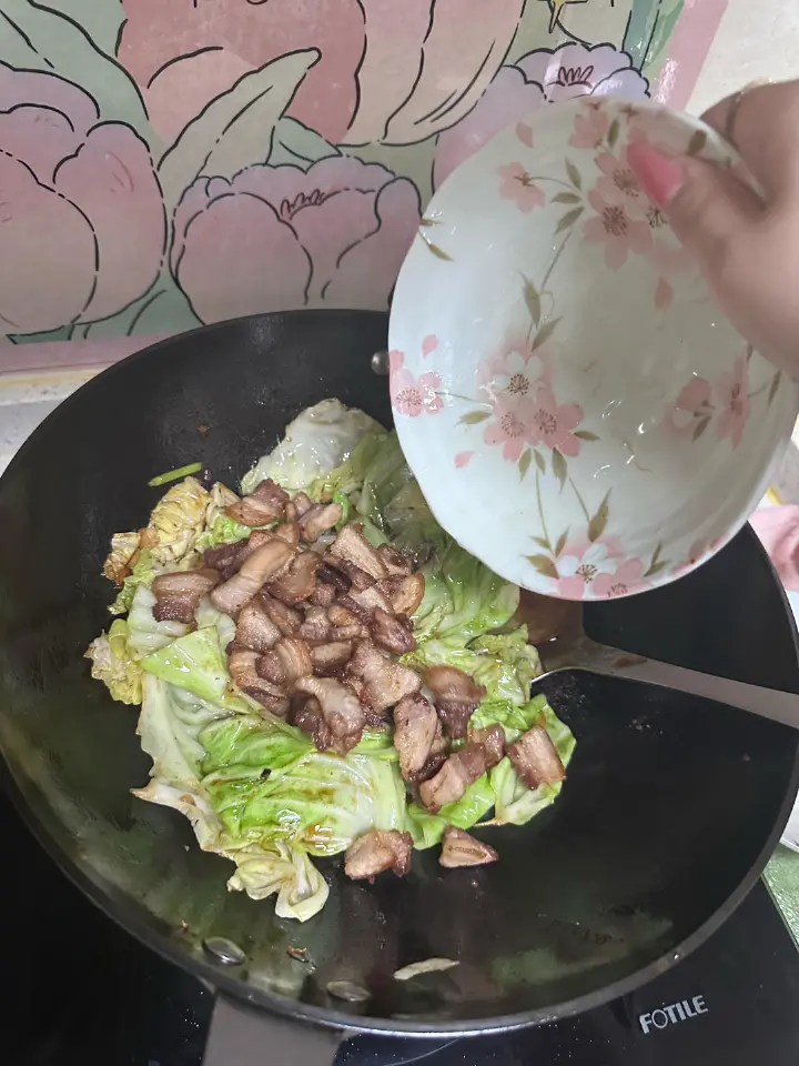 包菜炒肉片 第 14 步