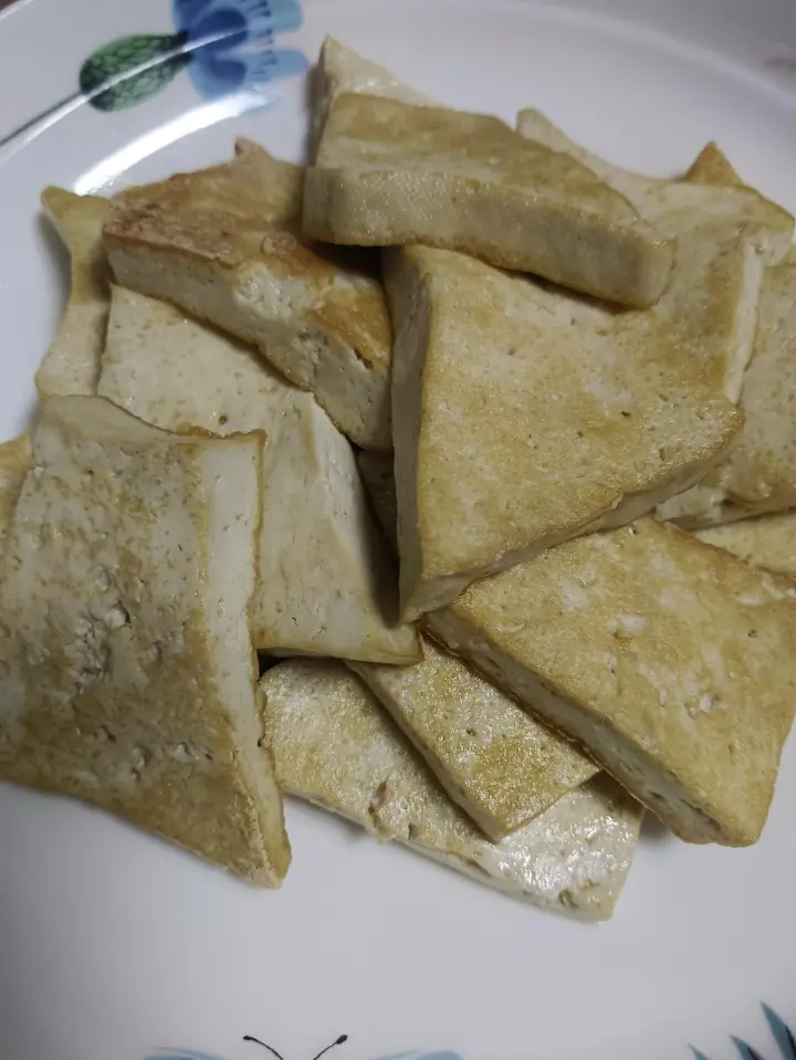 荆芥炒豆腐 第 3 步