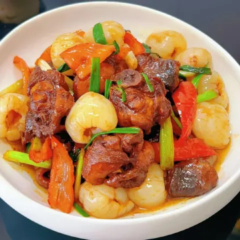 荔枝鸡块