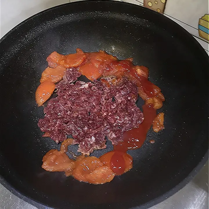 番茄炒牛肉 第 4 步
