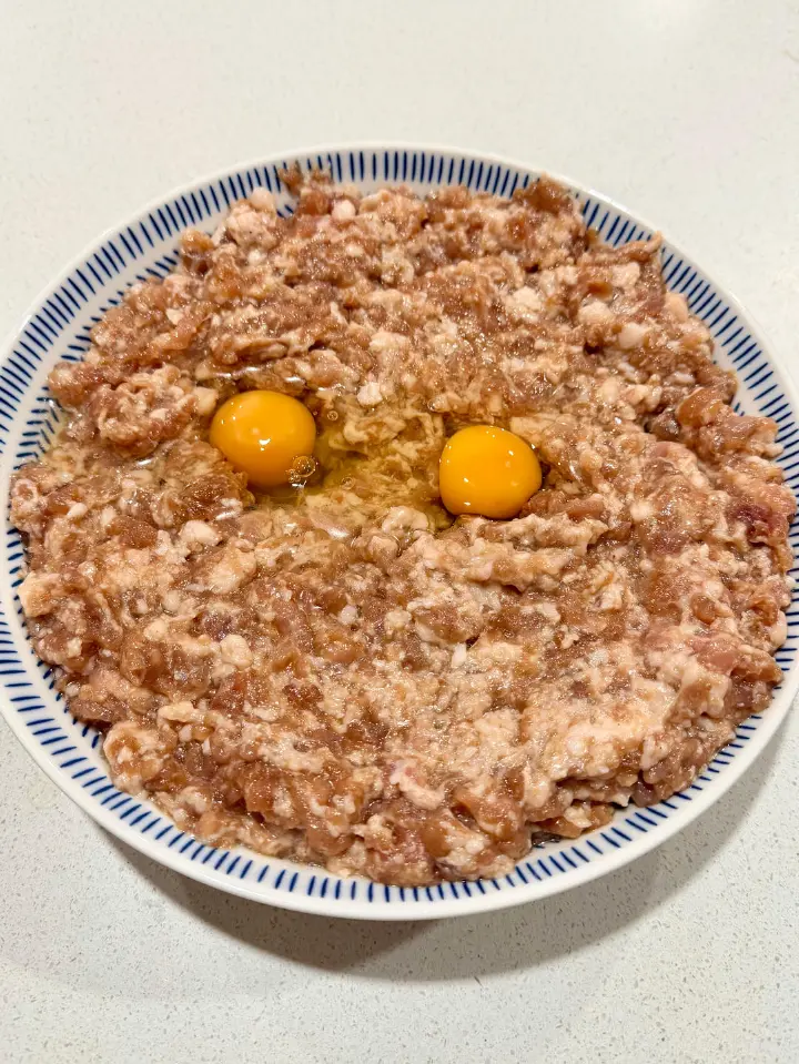 蛋蒸肉 第 6 步