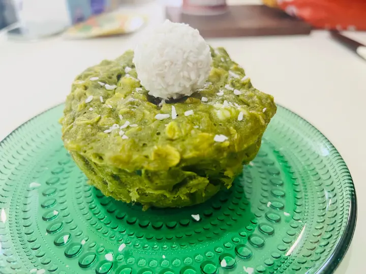 微波炉燕麦香蕉蛋糕 第 4 步