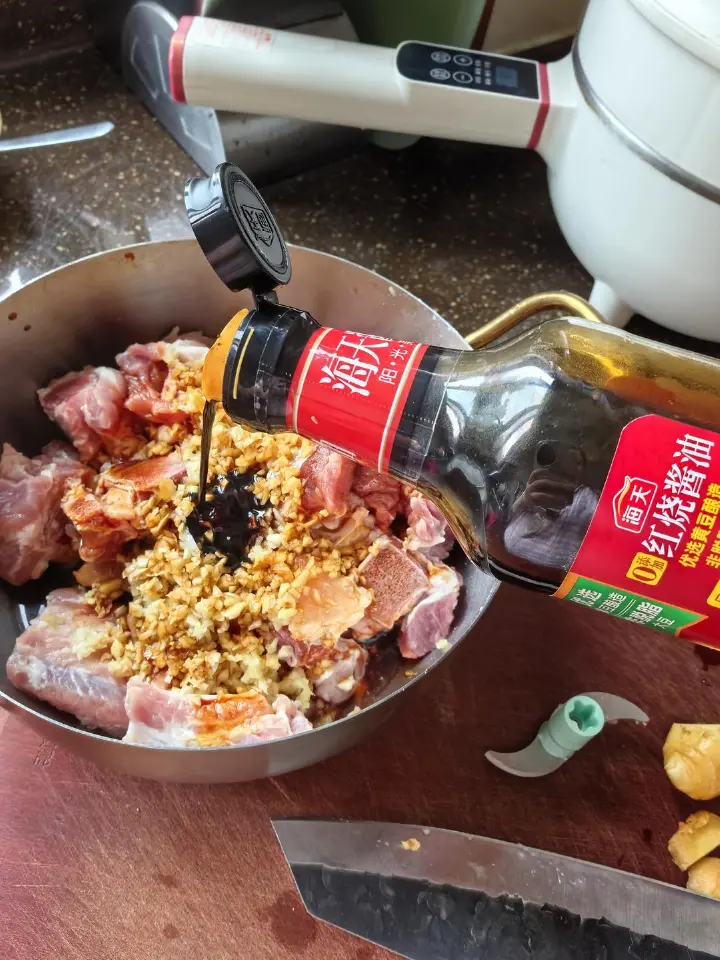 电饭煲排骨焖芋头 第 5 步