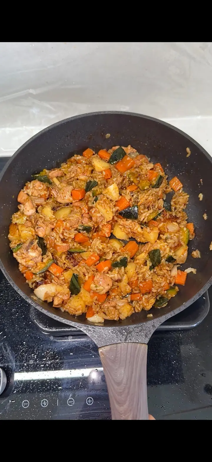 快手鸡肉烩饭 第 4 步